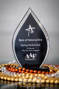 Spring Media USA wins Best of Interactive for Drewett Works website
