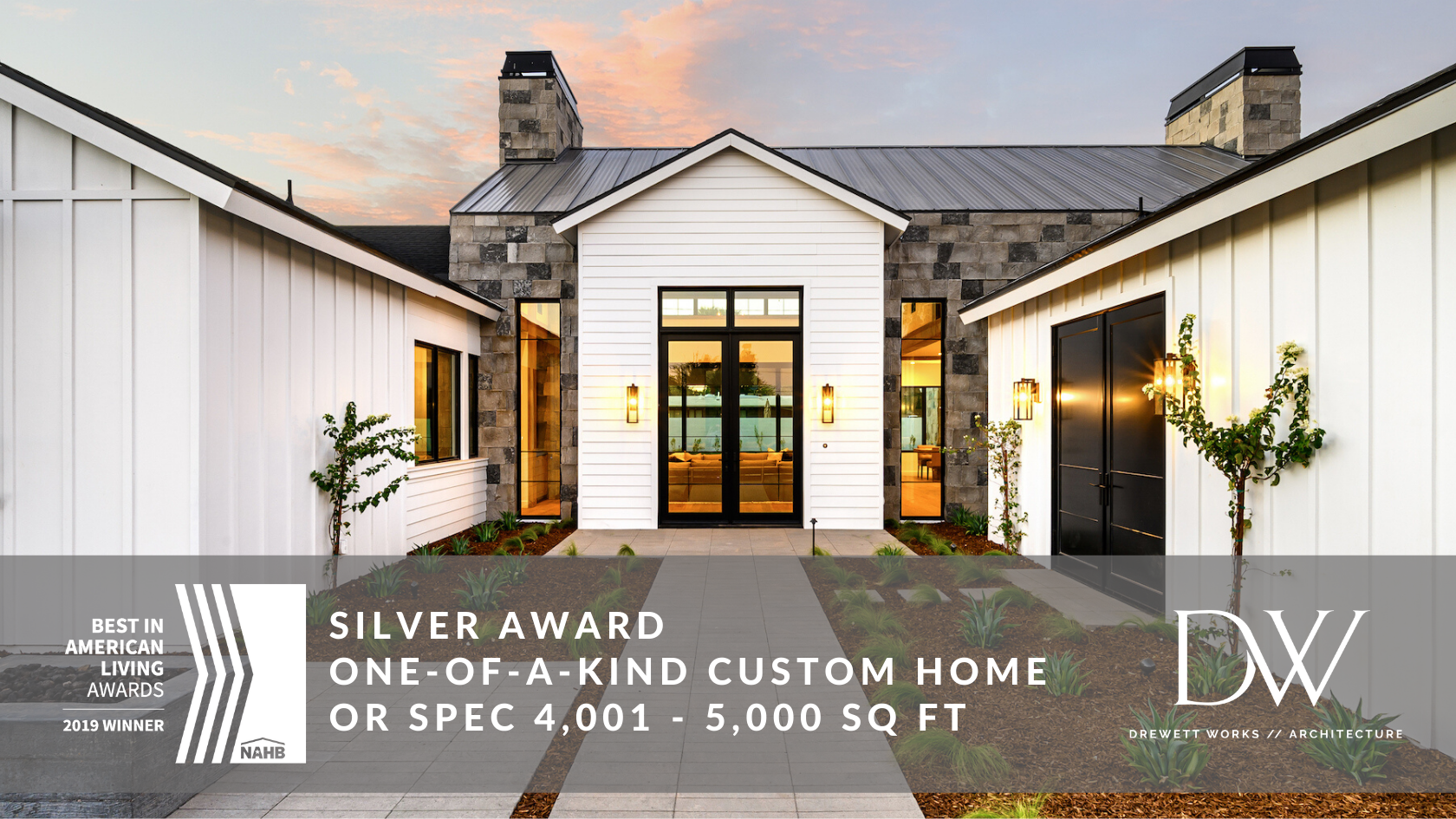 2019 Best in American Living Awards - Silver - Best Custom Home 4-5K - The Magnolia House