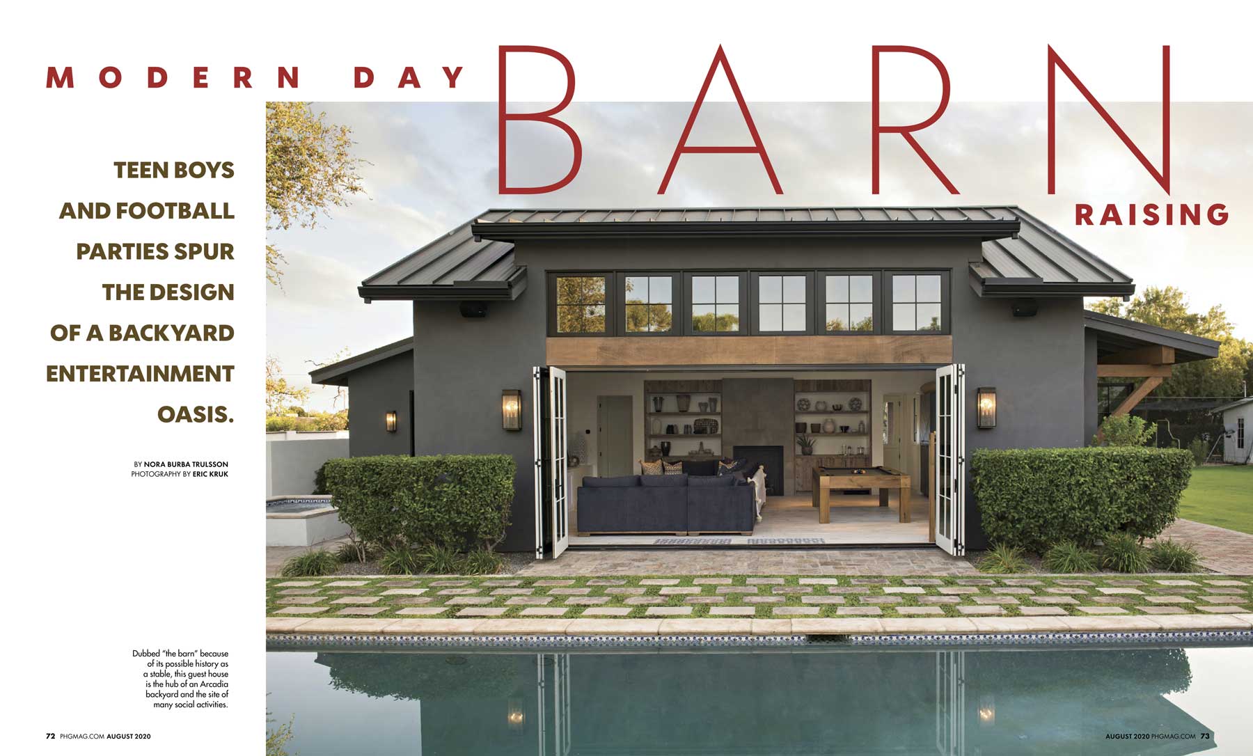 Barn Raising Opening Spread