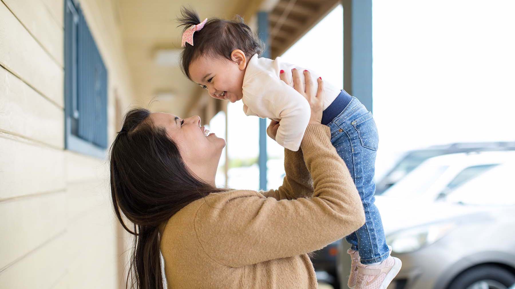 Hope Women's Center participant with daughter